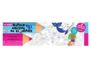 Rotolo adesivo da colorare XXL. Nel mare. Ediz. illustrata  - Libro Librido Gallucci 2024, Libri attività | Libraccio.it