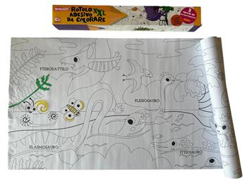 Rotolo adesivo da colorare XXL. Dinosauri  - Libro Librido Gallucci 2025, Libri attività | Libraccio.it