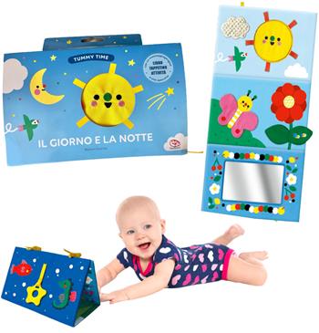 Tummy time. Il giorno e la notte. Ediz. a colori - Marion Cocklico - Libro Librido Gallucci 2026, Libri di stoffa | Libraccio.it