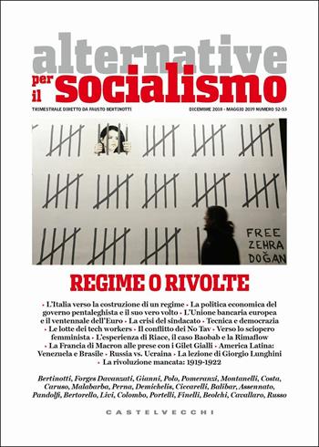 Alternative per il socialismo (2018-2019). Vol. 52-53: Regime o rivolte (Dicembre-Maggio)  - Libro Castelvecchi 2019 | Libraccio.it