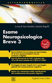 Esame neuropsicologico breve 3. Con app. Con Contenuto digitale per download e accesso on line