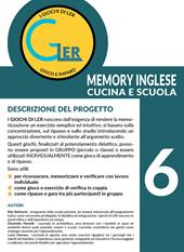 I giochi di Ler memory inglese. Cucina e scuola. Con tessere in cartoncino. Vol. 6