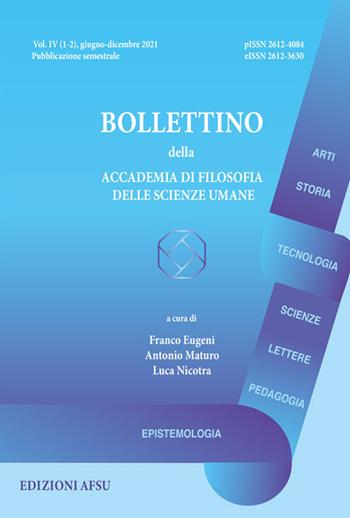 Bollettino della Accademia di filosofia delle scienze umane (2020). Ediz. per la scuola. Vol. 4  - Libro Universitalia 2022 | Libraccio.it