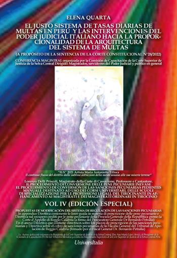 Il procedimento di conversione delle pene pecuniarie inevase. Vol. 4 - Elena Quarta - Libro Universitalia 2022 | Libraccio.it