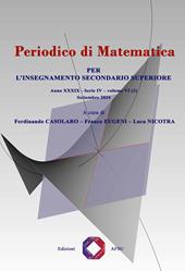 Periodico di matematica. Per l’insegnamento secondario (2024). Vol. 6/3