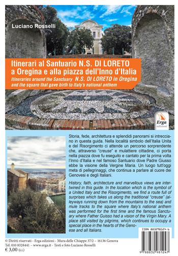 Itinerari al Santuario N.S. di Loreto a Oregina e alla Piazza dell'Inno d'Italia - Luciano Rosselli - Libro ERGA 2019, Guide e itinerari | Libraccio.it