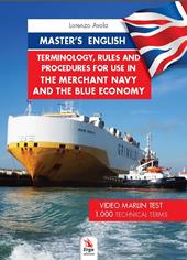 Master's english. Terminology, rules and procedures for use in the merchant navy. Con QR code