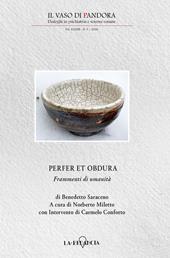 Il vaso di Pandora. Dialoghi in psichiatria e scienze umane (2026). Vol. 1: Perfer et obscura. Frammenti di umanità