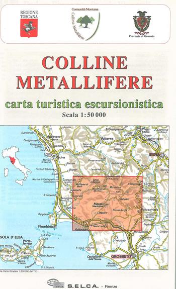 Colline metallifere. Carta turistica escursionistica 1:50.000  - Libro Global Map 2019, Carte escursionistiche S.E.L.C.A. | Libraccio.it