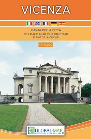 Vicenza 1:14.000. Pianta della città (cm 99x67)  - Libro Global Map 2019 | Libraccio.it