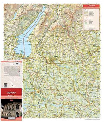 Verona. Carta stradale della provincia 1:150.000  - Libro Global Map 2021 | Libraccio.it