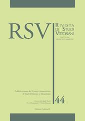 RSV. Rivista di studi vittoriani. Vol. 44