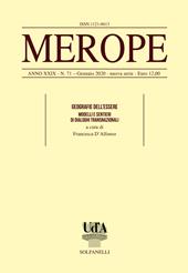 Merope. Vol. 71: Geografie dell'essere. Modelli e sentieri di dialoghi transnazionali