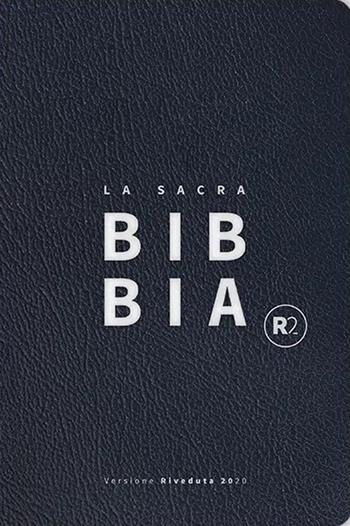 Bibbia R2. Versione riveduta 2020. Ediz. pelle blu scuro  - Libro ADI Media 2021 | Libraccio.it