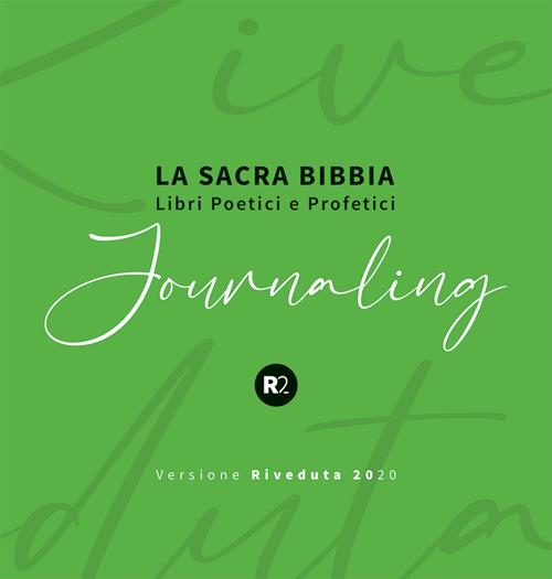 La sacra Bibbia. Libri poetici e profetici. Journaling - Libro ADI Media  2022