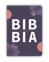 Bibbia R2. Versione riveduta 2020. Ediz. tascabile copertina flessibile tessuto floreale, rosa/viola