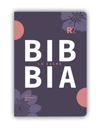 Bibbia R2. Versione riveduta 2020. Ediz. tascabile copertina flessibile tessuto floreale, rosa/viola  - Libro ADI Media 2024 | Libraccio.it