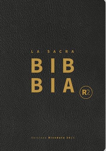 Bibbia R2. Versione riveduta 2020. Ediz. tascabile, copertina pelle nera, taglio oro, titoli oro  - Libro ADI Media 2024 | Libraccio.it