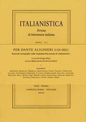 Per Dante Alighieri (1321-2021). Fascicolo monografico nella cinquantesima annata di «Italianistica»