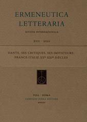Dante, ses critiques, ses imitateurs: France-Italie XXe- XXIe siècles