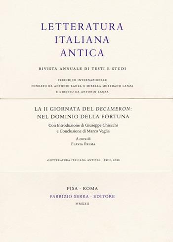 La II Giornata del Decameron: nel dominio della Fortuna  - Libro Fabrizio Serra Editore 2022, Fascicoli monografici di «Letteratura italiana antica» | Libraccio.it
