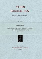 Per il centenario della nascita di Pier Paolo Pasolini (1922-2022). Numero speciale. Ediz. italiana e inglese