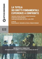 La tutela dei diritti fondamentali. Esperienze a confronto. Seminario interno del Corso di alta formazione in Giustizia costituzionale e tutela giurisdizionale dei diritti