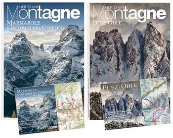 Marmarole e Dolomiti del Comelico-Puez-Odle. Con Carta geografica ripiegata  - Libro Editoriale Domus 2022, Meridiani montagne | Libraccio.it