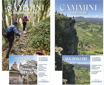 Il cammino di Dante-Via degli dei  - Libro Editoriale Domus 2023, Meridiani cammini | Libraccio.it