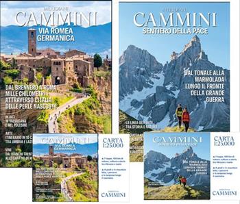 Sentiero della pace-Via Romea germanica  - Libro Editoriale Domus 2023, Meridiani cammini | Libraccio.it