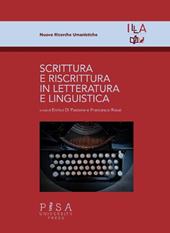 Scrittura e riscrittura in letteratura e linguistica