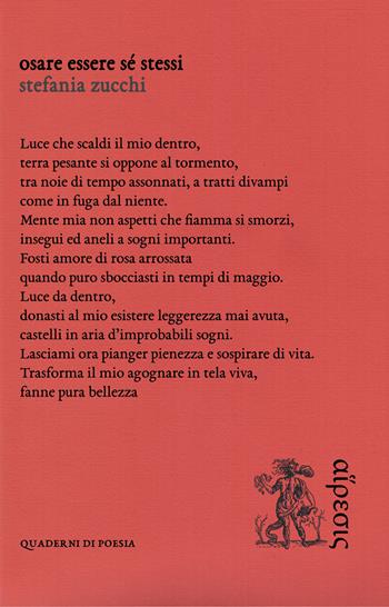 Osare essere sé stessi - Stefania Zucchi - Libro Eretica 2023, Quaderni di poesia | Libraccio.it
