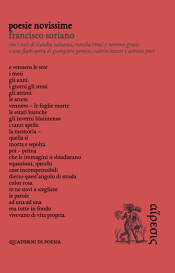 Poesie novissime - Francisco Soriano - Libro Eretica 2023 | Libraccio.it