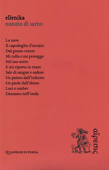 Ellenika - Nunzio Di Sarno - Libro Eretica 2023 | Libraccio.it