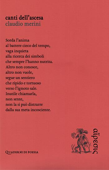 Canti dell’ascesa - Claudio Merini - Libro Eretica 2023 | Libraccio.it
