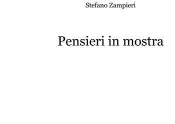 Pensieri in mostra - Stefano Zampieri - Libro Progetto Cultura 2026 | Libraccio.it