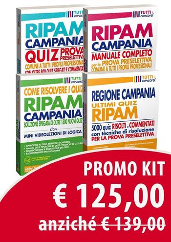 Concorso regione Campania. Manuale RIPAM completo per la prova preselettiva. Materie comuni a tutti i profili professionali-Quiz RIPAM prova preselettiva. Circa 2000 quiz anche spiegati-Ultimi quiz RIPAM. 5000 quiz risolti e commentati per la prova preselettiva-Come risolvere i quiz RIPAM. Oltre 1800 nuovi quiz risolti e commentati  - Libro Nld Concorsi 2019, Tutti i concorsi | Libraccio.it