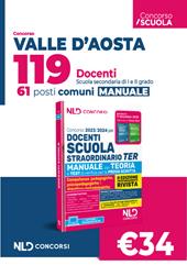 Concorso 119 docenti Valle d'Aosta. 61 posti Comuni. Manuale per tutte le prove
