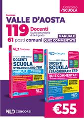 Concorso 119 docenti Valle d'Aosta. 61 posti Comuni. Manuale per tutte le prove + Quiz