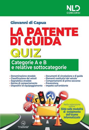 La patente di guida. Quiz. Categorie A e B e relative sottocategorie. Nuova ediz. Con software di simulazione - Giovanni Di Capua - Libro Nld Concorsi 2024 | Libraccio.it