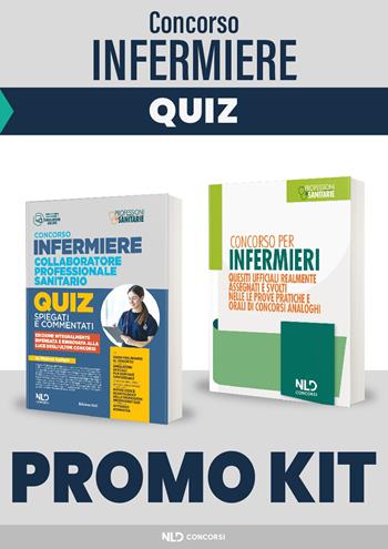 Kit concorso infermiere 2022: 3.000 quiz commentati e spiegati + Quesiti ufficiali realmente assegnati e svolti nelle prove pratiche e orali di concorsi analoghi.  - Libro Nld Concorsi 2022 | Libraccio.it