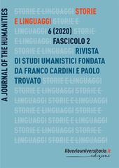 Storie e linguaggi. Rivista di studi umanistici (2020). Vol. 2