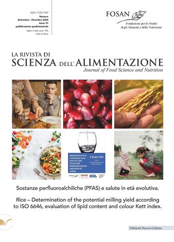 La rivista di scienza dell'alimentazione (2022). Vol. 3  - Libro Nuova Cultura 2022 | Libraccio.it