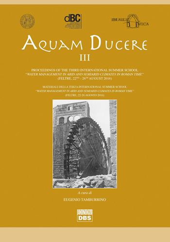 Aquam ducere. Proceedings of the third international summer school «water management in arid and semiarid climates in Roman Time» (Feltre, 22-26 agosto 2016). Ediz. italiana e inglese  - Libro DBS 2019 | Libraccio.it