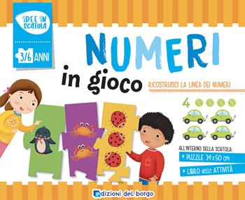 Numeri in gioco. Idee in scatola. Con puzzle - Benedetta Nigelli - Libro Edizioni del Borgo 2022 | Libraccio.it
