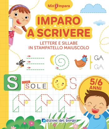 Imparo a scrivere. Tratti, segni, cornicette. Mini impara. Ediz. a colori - Roberta Fanti - Libro Edizioni del Borgo 2024 | Libraccio.it