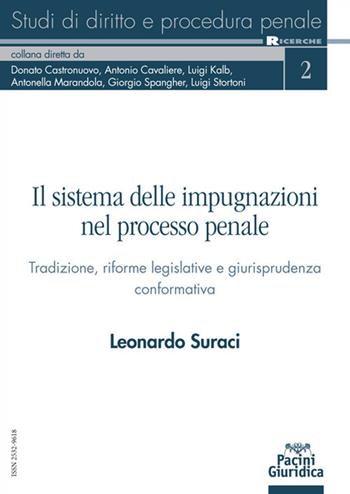 Il sistema delle impugnazioni nel processo penale. Tradizione, riforme legislative e giurisprudenza conformativa - Leonardo Suraci - Libro Pacini Giuridica 2020, Studi di diritto e procedura penale | Libraccio.it