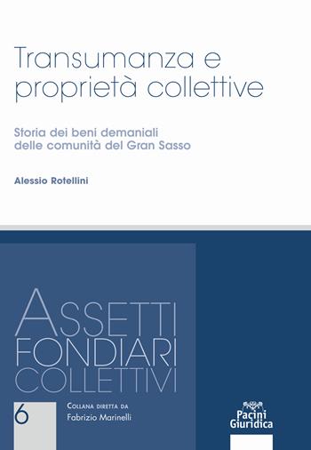 Transumanza e proprietà collettive. Storia dei beni demaniali delle comunità del Gran Sasso - Alessio Rotellini - Libro Pacini Giuridica 2020, Assetti fondiari collettivi | Libraccio.it