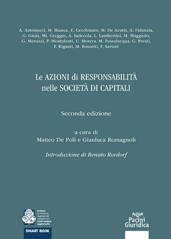 Azioni di responsabilità nelle società di capitali - A. De Poli, Romagnoli - Libro Pacini Giuridica 2024 | Libraccio.it