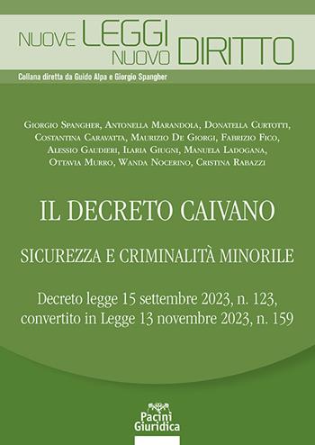 Il decreto Caivano. Sicurezza e criminalità minorile  - Libro Pacini Giuridica 2023, Nuove leggi. Nuovo diritto | Libraccio.it